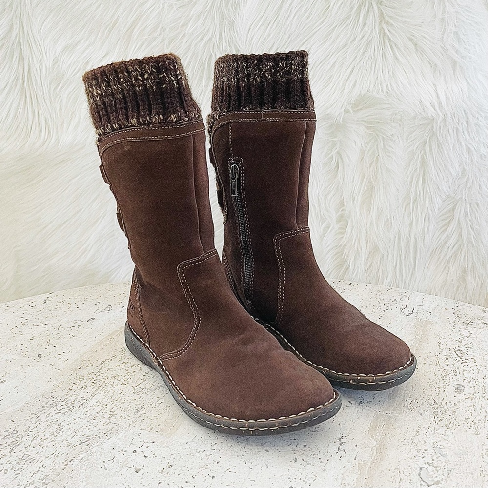 UGG Boots Suede & Sweater Design-Big Kids Size 6 (Women’s 7-8)